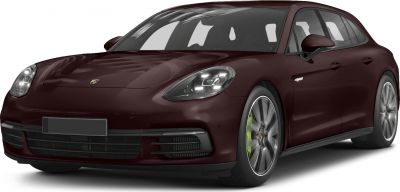 Luxury sport turismo wagon front with LED headlights and alloy wheels