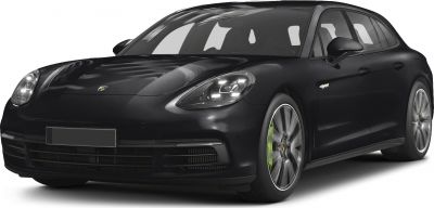 Black sportback with LED headlights and multi-spoke alloy wheels.
