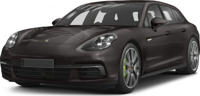 Front side view with LED headlights and alloy wheels
