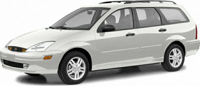 Spacious white station wagon with roof rails and alloy wheels.