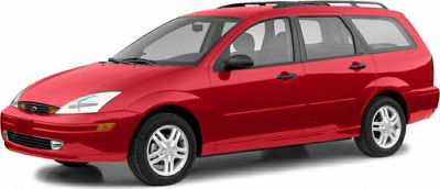 Red wagon with roof rails, alloy wheels, and compact design