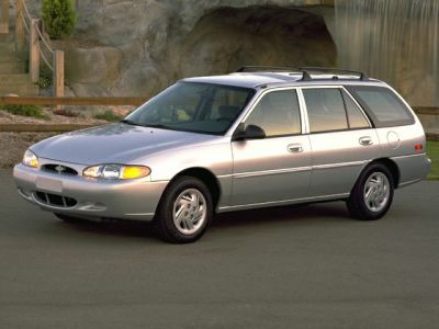 Compact practical station wagon with roof rails and hatchback design