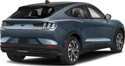 Rear side view with LED taillights and aerodynamic design