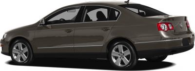 Rear and side profile of sedan with alloy wheels and distinct rear lights