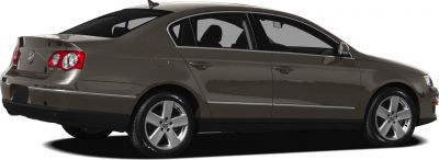 Side profile of a sedan with alloy wheels and smooth body lines.