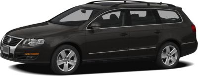 Black wagon with roof rails and alloy wheels side profile