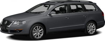 Side profile of estate car with alloy wheels