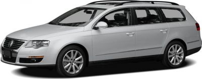 Silver estate car side and front profile with roof rails and alloy wheels