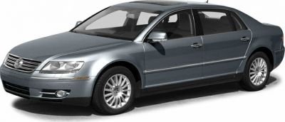 Luxury sedan front side view with alloy wheels