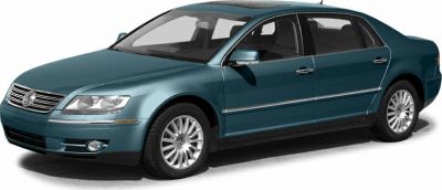 Luxury sedan with streamlined body and chrome trim, front side perspective
