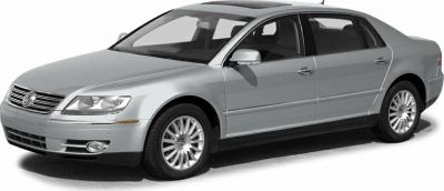 Silver luxury sedan with alloy wheels and front side view