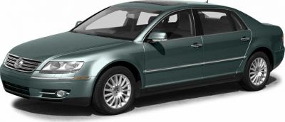 Front and side view of a luxury sedan with distinctive headlights and chrome accents