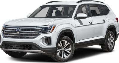LED headlights and redesigned grille on white SUV front 3/4 view