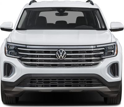 Front grille and LED headlights of a modern SUV