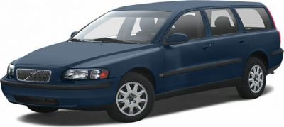 Blue estate car with alloy wheels and spacious wagon body
