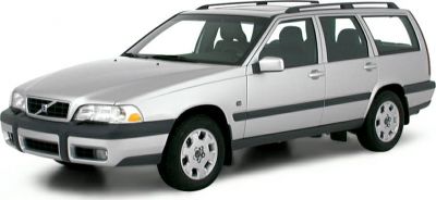 Silver classic station wagon with roof rails and alloy wheels