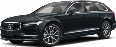Station wagon with LED headlights and multi-spoke alloy wheels