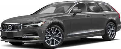 Luxury wagon with distinctive LED headlights and modern alloy wheels