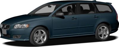 Sleek estate side profile with alloy wheels and aerodynamic body features.
