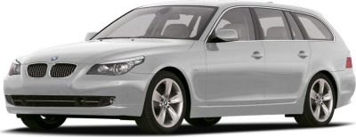 Silver wagon with sleek front and side profile, alloy wheels visible