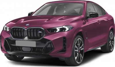 Front view with black kidney grille and LED headlights