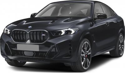 Black luxury SUV with facelifted front grille and LED headlights
