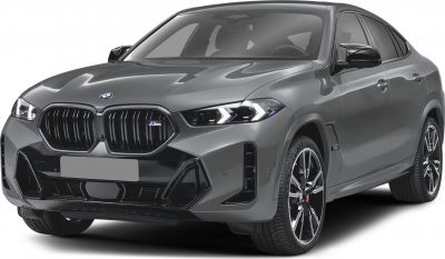 BMW X6 G06 facelift front grille and LED headlights