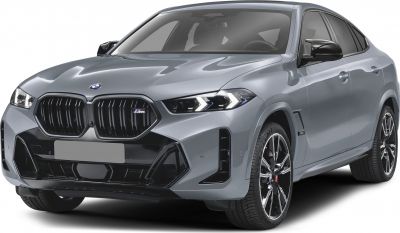 Distinctive front grille and sharp LED headlights on a coupe SUV.