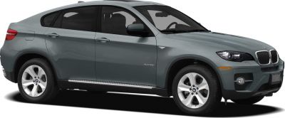 Sporty coupe-style SUV with front side and wheel focus