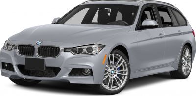 Front view with kidney grille, LED headlights, and multi-spoke alloy wheels