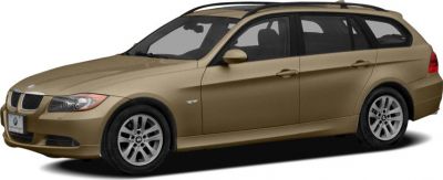 Station wagon body style with alloy wheels in brown exterior