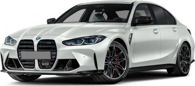 2025 BMW M3 (G80 LCI, facelift 2024) 3/4 front-left view