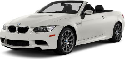 Front angle of sporty convertible with alloy wheels and sleek design