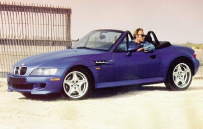 Soft-top convertible with sporty alloy wheels and sleek side vents