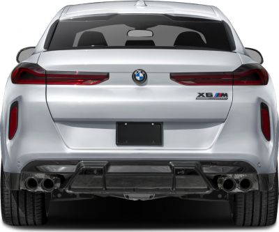 Rear view with quad exhaust tips and LED tail lights