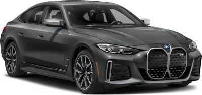 Front and side view showing kidney grille and LED headlights