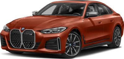 Large dual kidney grille with sleek LED headlights and aerodynamic body
