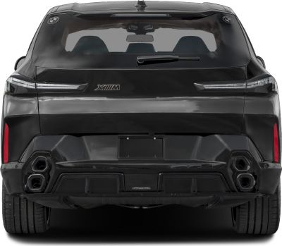 Quad exhausts, sleek LED tail lights, rear windshield wiper