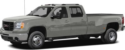 Extended cab, long cargo bed, heavy-duty pickup, dual rear wheels