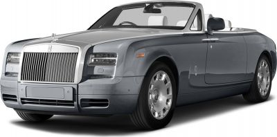 Luxury convertible with iconic front grille and open-top design