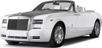 Luxury convertible with iconic grille and elegant alloy wheels