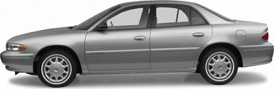 Side profile of a mid-size sedan with alloy wheels and four doors