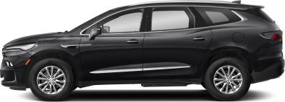 Side profile of a modern SUV with alloy wheels and sleek design lines