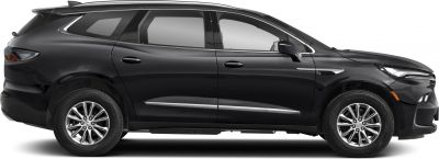 Side profile of an SUV with alloy wheels and sleek body lines