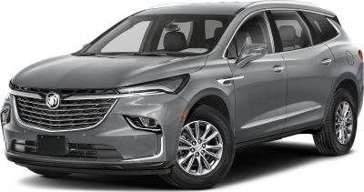 Silver SUV front 3/4 view with LED headlights and chrome grille