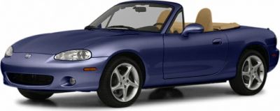 Convertible roadster with smooth body and alloy wheels