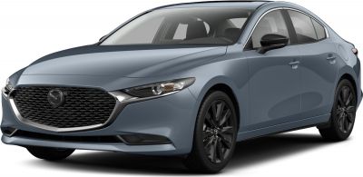 Modern sedan with sleek front grille and stylish headlights.