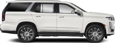 Full side profile with prominent alloy wheels and window trim