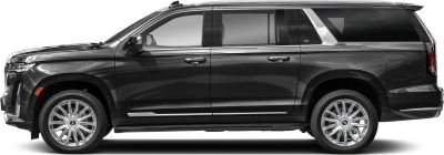 Luxury full-size SUV side view with extended wheelbase and chrome wheels