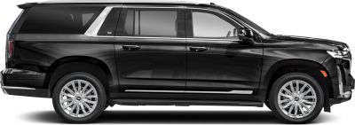 Side profile of a luxury SUV with alloy wheels and chrome trim